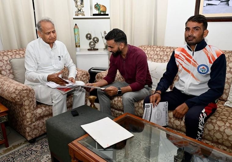 Pushpendra Veer Gurjar in a meeting to discuss academy documentation
